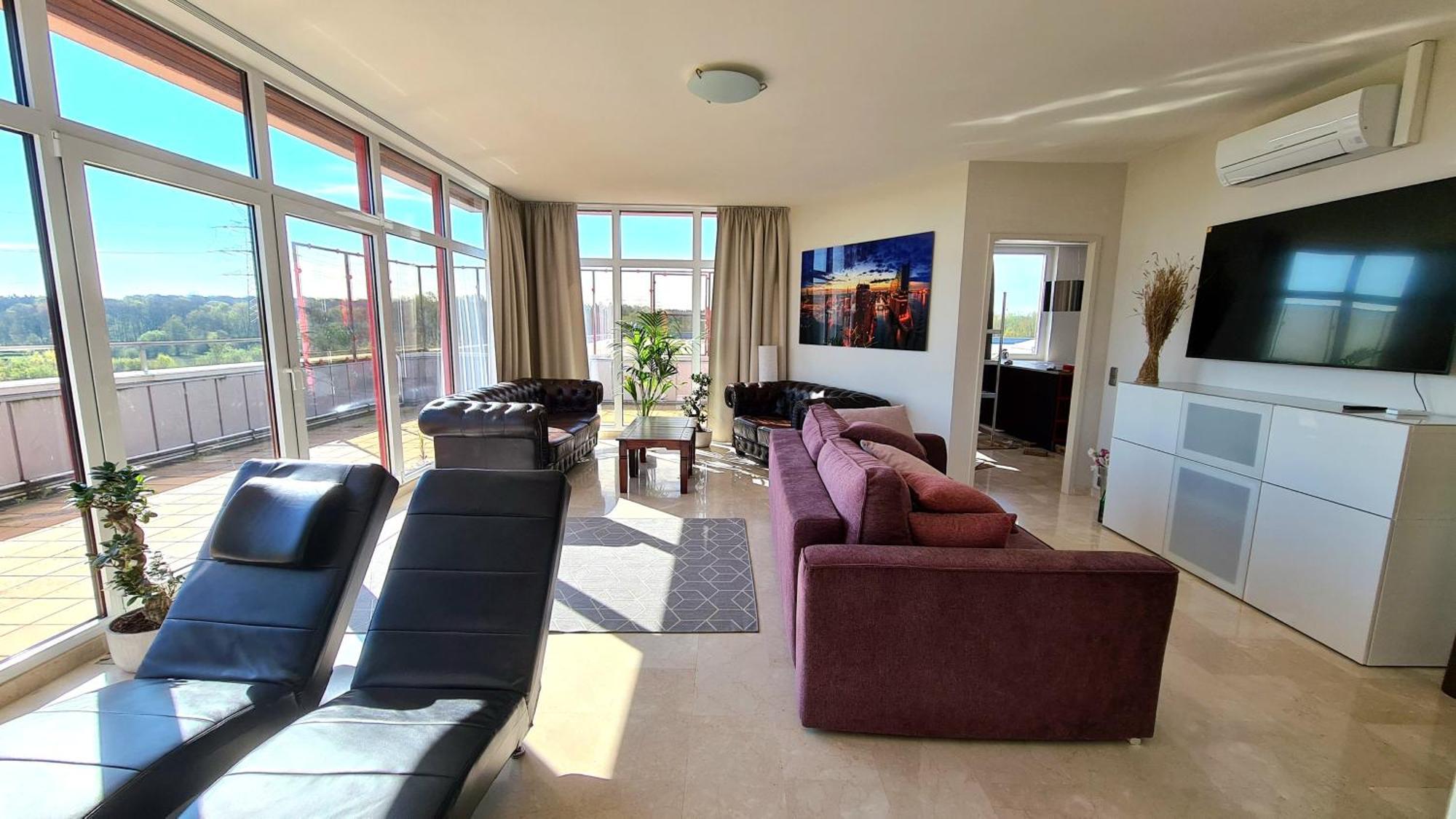 Deluxe Apartment Mit Sauna, Gehobene Ausstattung, Sydney Schwarzenbek Luaran gambar