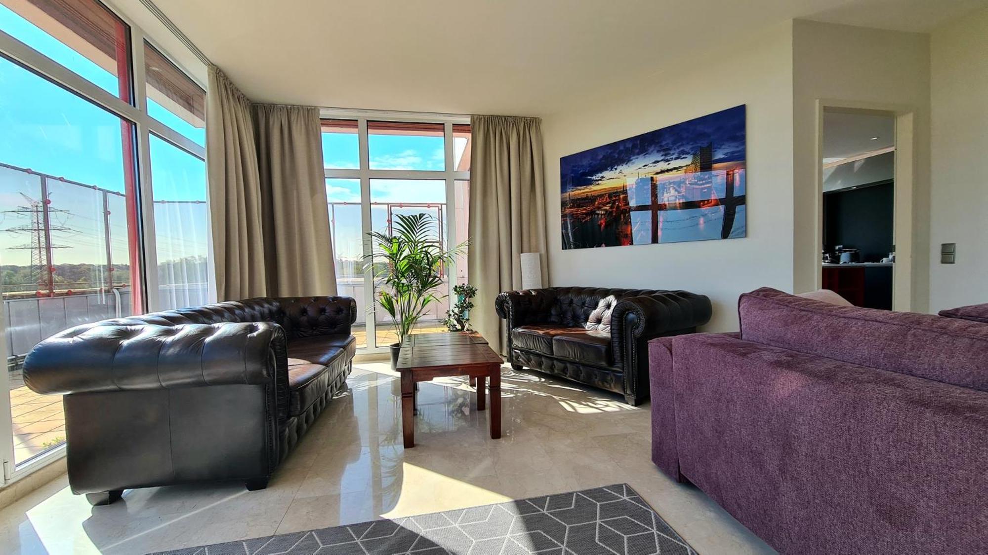 Deluxe Apartment Mit Sauna, Gehobene Ausstattung, Sydney Schwarzenbek Luaran gambar