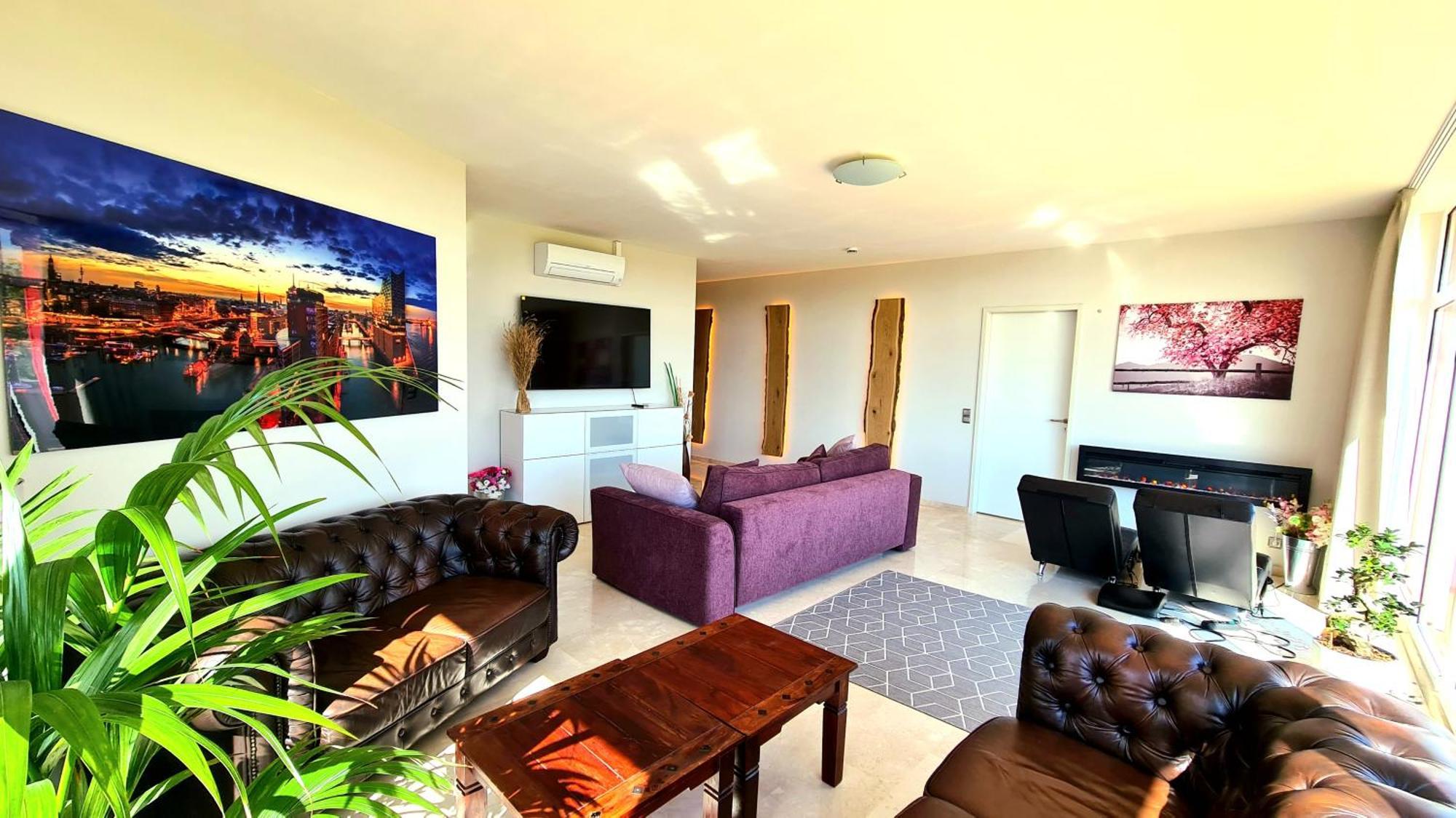 Deluxe Apartment Mit Sauna, Gehobene Ausstattung, Sydney Schwarzenbek Luaran gambar